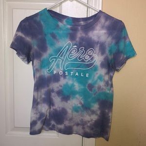 Purple and Blue Tie-Dye Tee